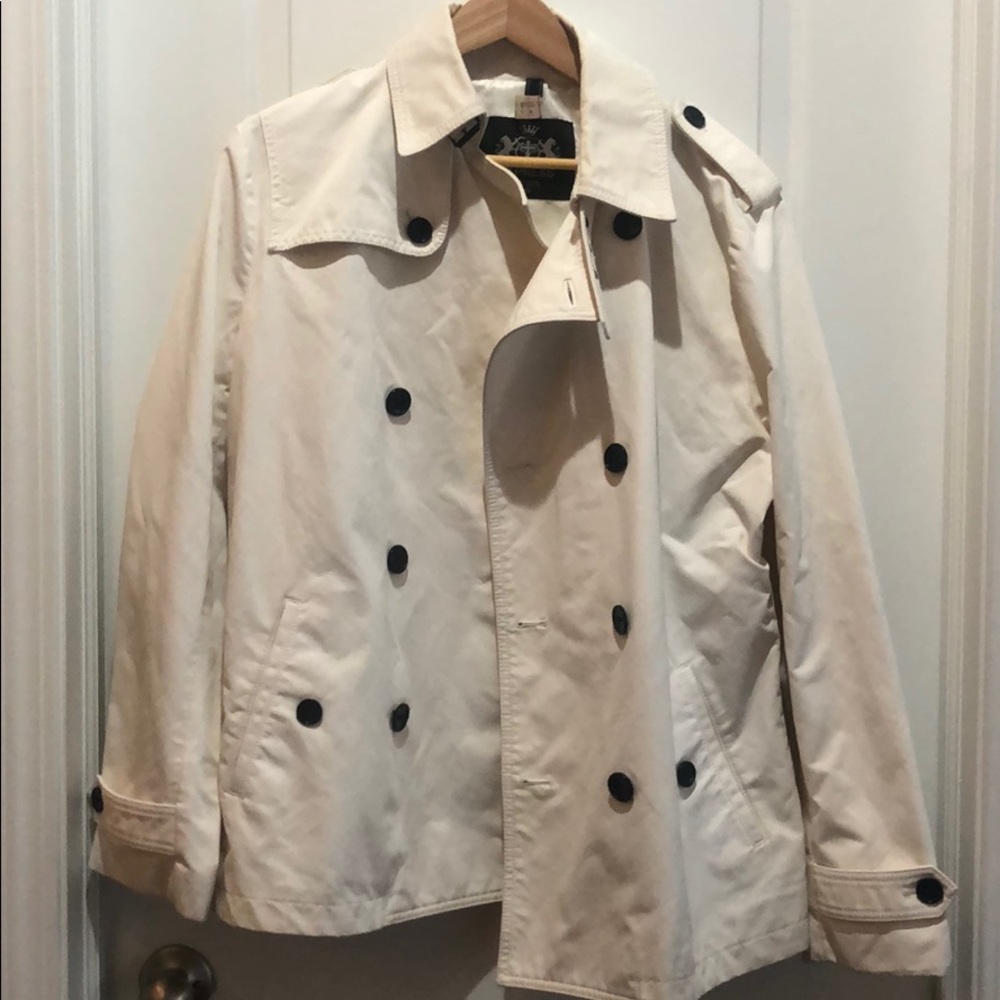 Express white trench jacket